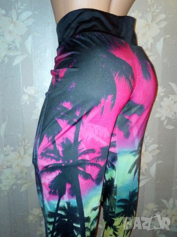 Only-Дълъг дамски клин с тропически принт  за едра дама размер- L/ XL, снимка 1