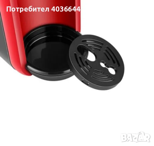 Кафемашина 8в1 "Поддържа всички капусли" Voltz 19 бара/ 1650W, черно с червено, 2 ГОДИНИ ГАРАНЦИЯ, снимка 1