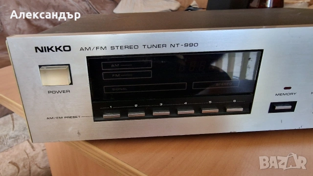 Стерео тунер Nikko, снимка 3 - Други - 54124653