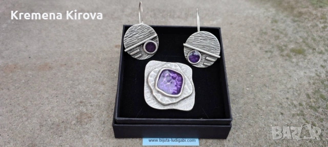 Оригинални обеци и пръстен със смола. Бижута Луди гъби. Идея за подарък.