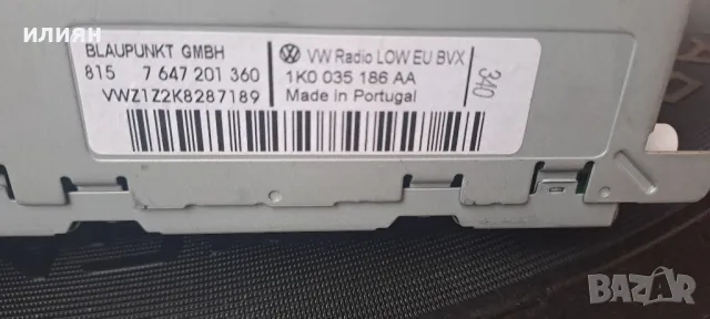 радио CD за vw golf 6 vw Passat 6 1K0035186AA, снимка 7 - Части - 49290833