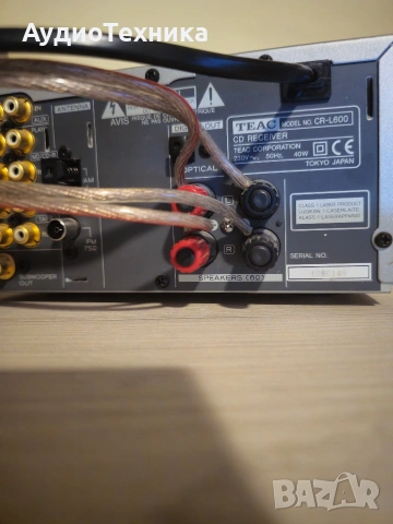 TEAC CR-L600 CD-Receiver CD/AM-FM Tuner/AUX Audio Input, снимка 7 - Ресийвъри, усилватели, смесителни пултове - 54257652