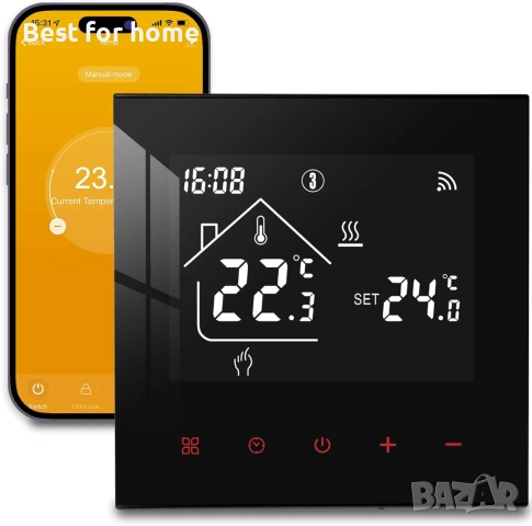 Beok WiFi стаен термостат за подово отопление