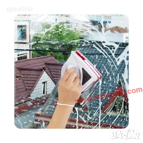 Уред за почистване на прозорец,С магнит, Двустранно