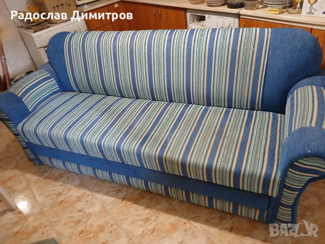Диван разтегателен , снимка 2 - Дивани и мека мебел - 52904388