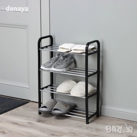6118 Етажерка за обувки на 4 нива изчистен дизайн