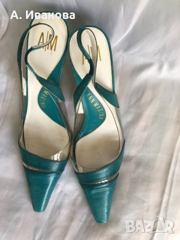 Дамски обувки естествена кожа и силикон Ann Marino, снимка 2 - Дамски елегантни обувки - 30154480