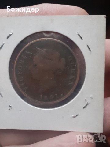 1/2 ПИАСТЪР КИПЪР 1891г., снимка 2 - Нумизматика и бонистика - 39634275