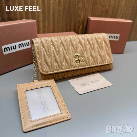 Дамски Портмонета - Естествена Кожа ⚜️MIU MIU , снимка 3 - Портфейли, портмонета - 52967695
