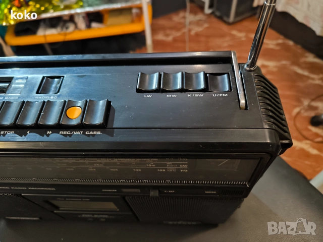 Радио касетофон ретро винтидж Grundig , снимка 5 - Радиокасетофони, транзистори - 53263704