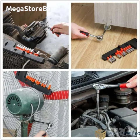 Тресчотка с вложки 8-24мм - 11 части 199, снимка 4 - Други инструменти - 48700980