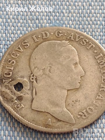 Сребърна монета 20 кройцера 1831г. Франц първи Виена Австрийска империя 12231, снимка 5 - Нумизматика и бонистика - 42915155