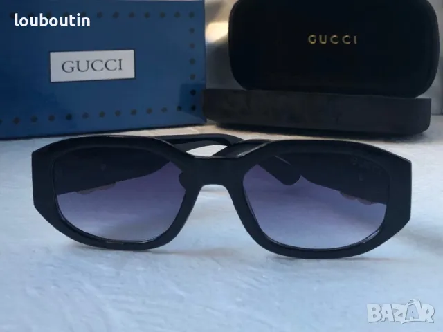 GUCCI с лого 1:1 дамски слънчеви очила елипса 2 цвята овални кръглин, снимка 14 - Слънчеви и диоптрични очила - 47695562
