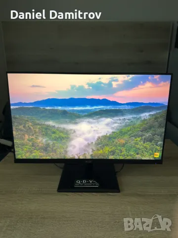Монитор Acer IPS LED 23.8 inch EK241Y, Full HD, VGA + HDMI, Черен, снимка 1