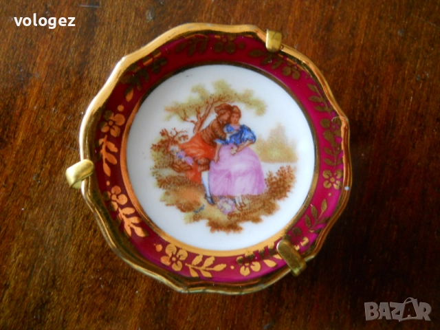 Порцеланови чинийки "Limoges" Франция, снимка 13 - Други ценни предмети - 49272657