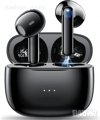 Нови Безжични слушалки Спортни с кутия за зареждане Earbuds за музика