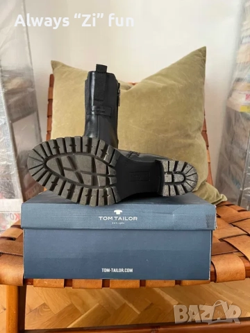 Зимни дамски боти Tom Tailor, снимка 5 - Дамски боти - 52375124