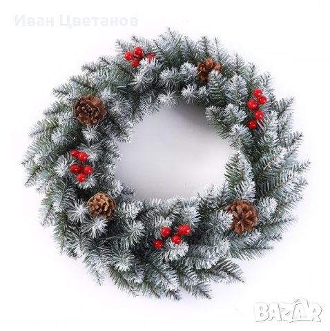 голям коледен венец