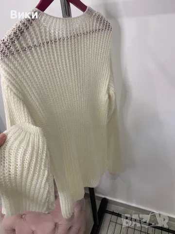 Ръчно плетене блуза универсален размер, снимка 12 - Блузи с дълъг ръкав и пуловери - 48834819