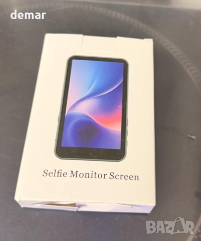 Компактен 4.0” огледален монитор за задната камера, за влог/селфи, бял, снимка 9 - Селфи стикове, аксесоари - 54026505
