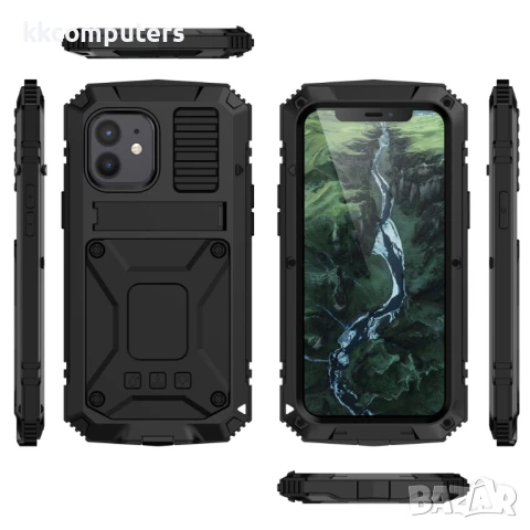 Apple iPhone 12 mini R-JUST Влагоустойчив Удароустойчив Калъф и Протектор Зашита 360 Градуса