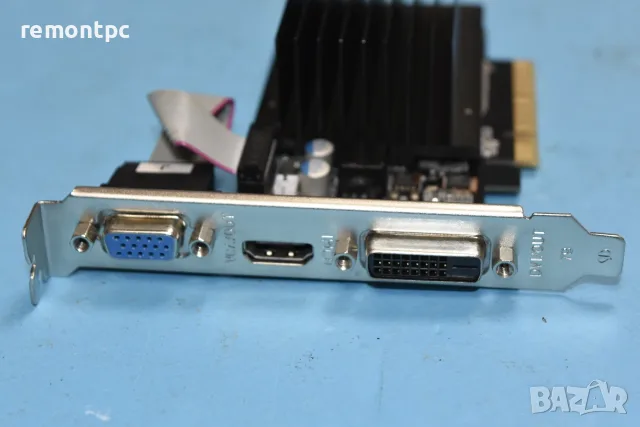 Видео карта Geforce 710 GT 2 GB - HDMI DVI VGA - пасивна, снимка 5 - Видеокарти - 56083897