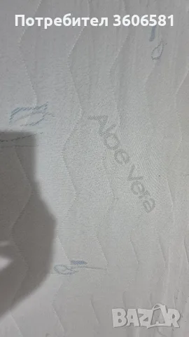Двулицев матрак 90/190 см с Aloe Vera (дебелина 15.5 см) – От едната страна е ЧИСТО НОВ!, снимка 2 - Матраци - 55872866