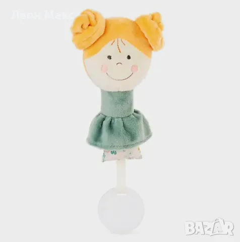 Мека Кукла с държалка 17см 98081 0+г.