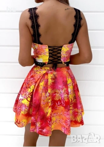 НАМАЛЕН! Сет с модерен принт Alessa - различни размери, снимка 2 - Комплекти - 50891726