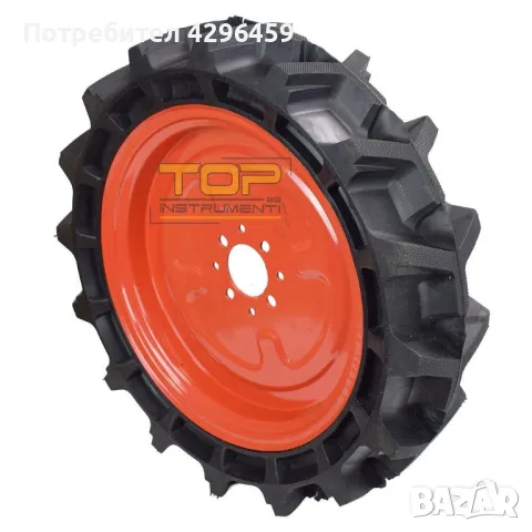 Плътна гума 4x8 / 5x8 / 5x12 / 6x12 с джанта за мотофреза / мотоблок / трактор / косачка, снимка 6 - Градинска техника - 48870081