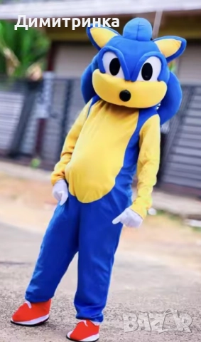 Костюм - Маскот Соник