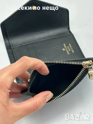 Louis Vuitton Луксозен Дамски Портфейл С Трикратно Прегъване И Джоб С Цип - 4 Цвята Код SEM-864, снимка 3 - Портфейли, портмонета - 56151933