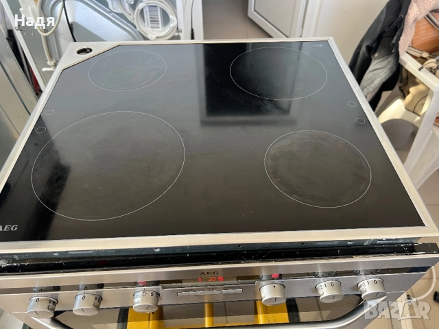 Фурна с котлони AEG Electrolux-пиролиза,инокс, снимка 3 - Печки, фурни - 52877051