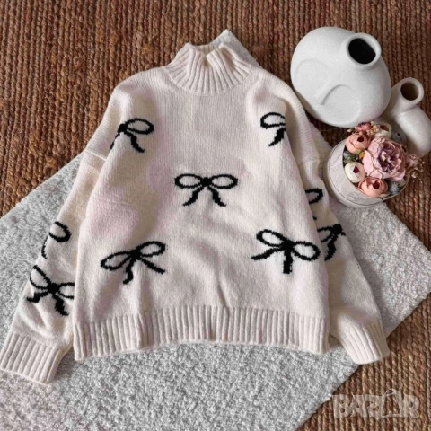 пуловер с панделка 