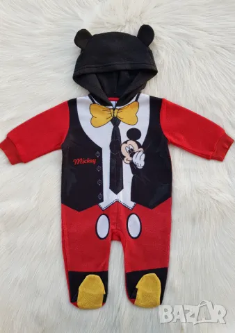 Бебешки ромпър Мики Маус 12-18 месеца , снимка 7 - Бебешки гащеризони - 49633341