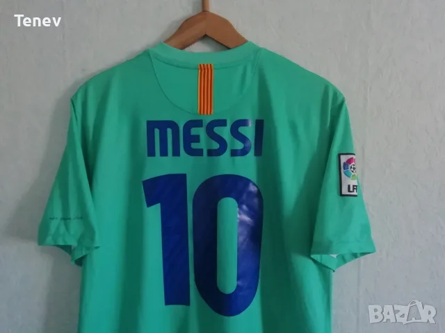 Барселона Меси 2010-2011 Оригинална Тениска Фланелка XL Nike Barcelona Messi Екип, снимка 3 - Тениски - 41692091