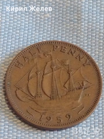 Две монети половин пени 1945/59г. Великобритания за КОЛЕКЦИЯ ДЕКОРАЦИЯ 39787, снимка 7 - Нумизматика и бонистика - 44413210