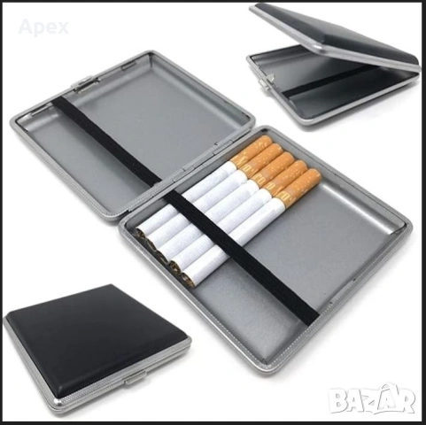 Луксозна Кожена Табакера за Цигари 80мм 100мм Слим. Стилни Табакери за Slim Цигари.Tabakera.Tabakeri, снимка 5 - Табакери - 54010129
