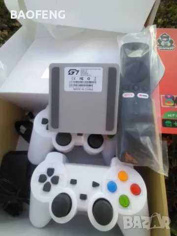 !Нова G7 Android 40,000 игри 15000 канала 14 Игрова конзола и tv box в едно Plus Gaming TV Box , снимка 5 - Игри за Nintendo - 48853529