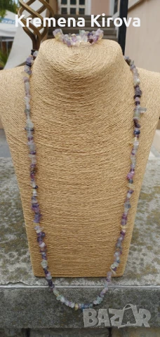 Комплекти дълъг гердан и гривна с естествени камъни. Бижута Луди гъби., снимка 9 - Бижутерийни комплекти - 50894015
