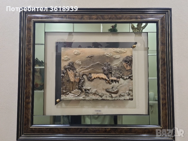 Италианска модерна картина , снимка 3 - Картини - 51549182