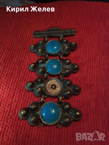 ЧАСТ от СТАРА БРОНЗОВА ЕТНОГРАФСКИ СТИЛ ГРИВНА 24919, снимка 8 - Антикварни и старинни предмети - 34367809