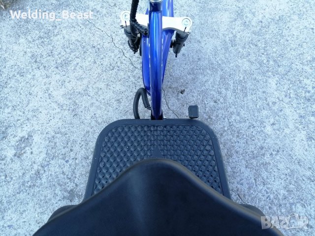 Електрическа Триколка  с предно предаване А3 750W - Синя, снимка 3 - Мотоциклети и мототехника - 39300625