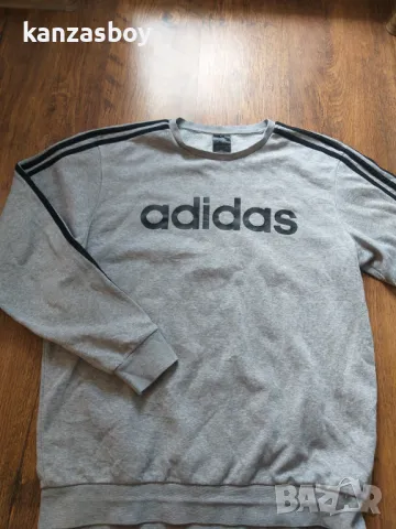 adidas Essentials Crew - страхотна мъжка блуза Л, снимка 5 - Спортни дрехи, екипи - 47307481