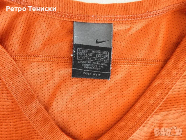 Тениска • Nike • оранжево • размер M • Мъже, снимка 3 - Тениски - 56314925