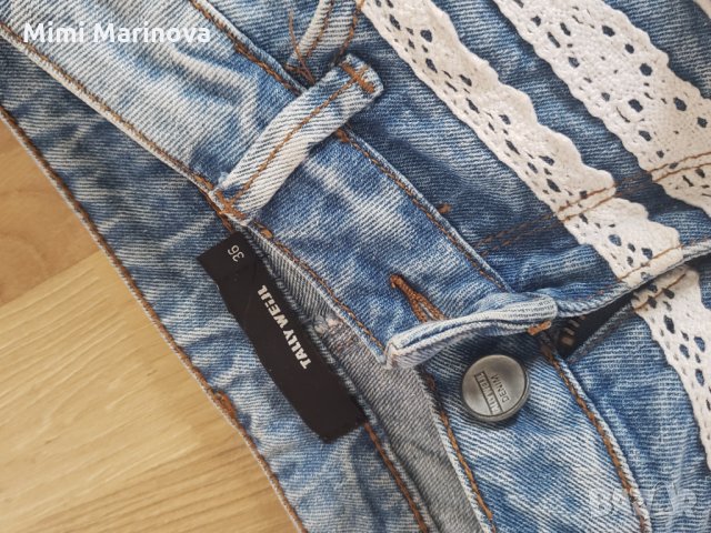 Къси дънки с дантела Tally Weijl, снимка 3 - Дънки - 33934534