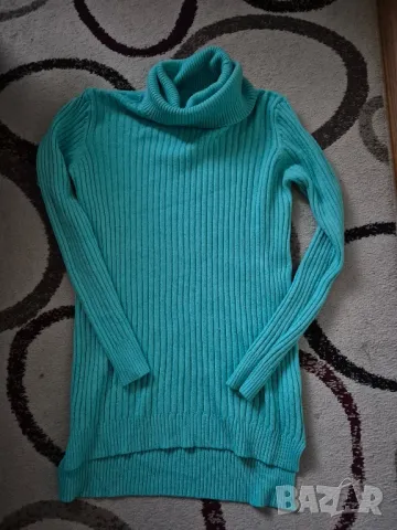 кашмирен руловер, красив зелен цвят, снимка 2 - Блузи с дълъг ръкав и пуловери - 47559352