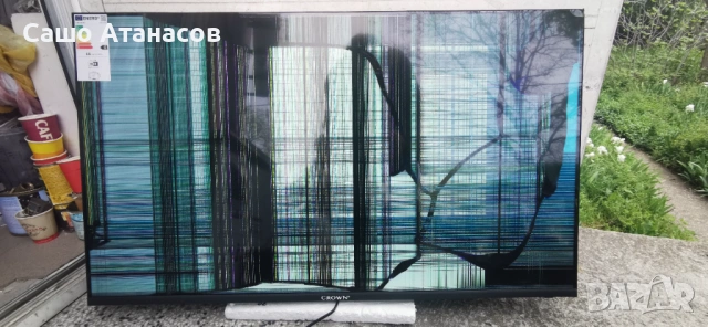 CROWN 43FB26AW със счупена матрица ,TP.SK513S.PB802 (N) ,DCBHM-H268B_03 ,HY-B430F3 ,CW-KJ430-C26 1.1