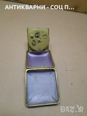 Соц Стар Механичен Часовник Будилник  Работещ., снимка 8 - Антикварни и старинни предмети - 47869169