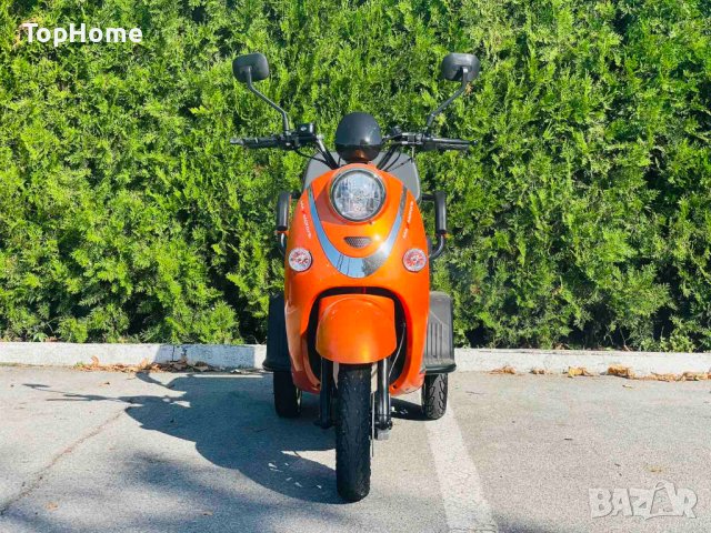  Електрическа Tриместна Tриколка X2 1500W - ORANGE , снимка 6 - Мотоциклети и мототехника - 42278238